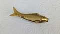 gold brass fish design Cabinet Pulls/koi carp drawer handle/gold fish Door Handle/home improvement/metal cabinet handle/gold drawer pull