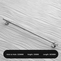 Shiny silver bar cabinet handle with retro look/Chrome drawer handle/home improvement hardware/Silver cabinet door handle/Silver hardware