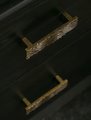 Bronze wave design rectangle bar handles/Bronze bold drawer pull/kitchen cabinet handles/Brass door handles/Bronze furniture hardware