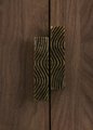 Bronze wave design rectangle bar handles/Bronze bold drawer pull/kitchen cabinet handles/Brass door handles/Bronze furniture hardware