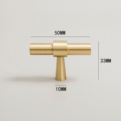 Silky gold brass cabinet bar handle/solid brass drawer pull/gold cabinet pull/Brass furniture hardware/classic door handle/kitchen hardware