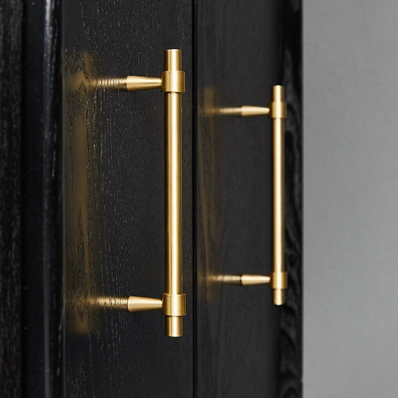Silky gold brass cabinet bar handle/solid brass drawer pull/gold cabinet pull/Brass furniture hardware/classic door handle/kitchen hardware