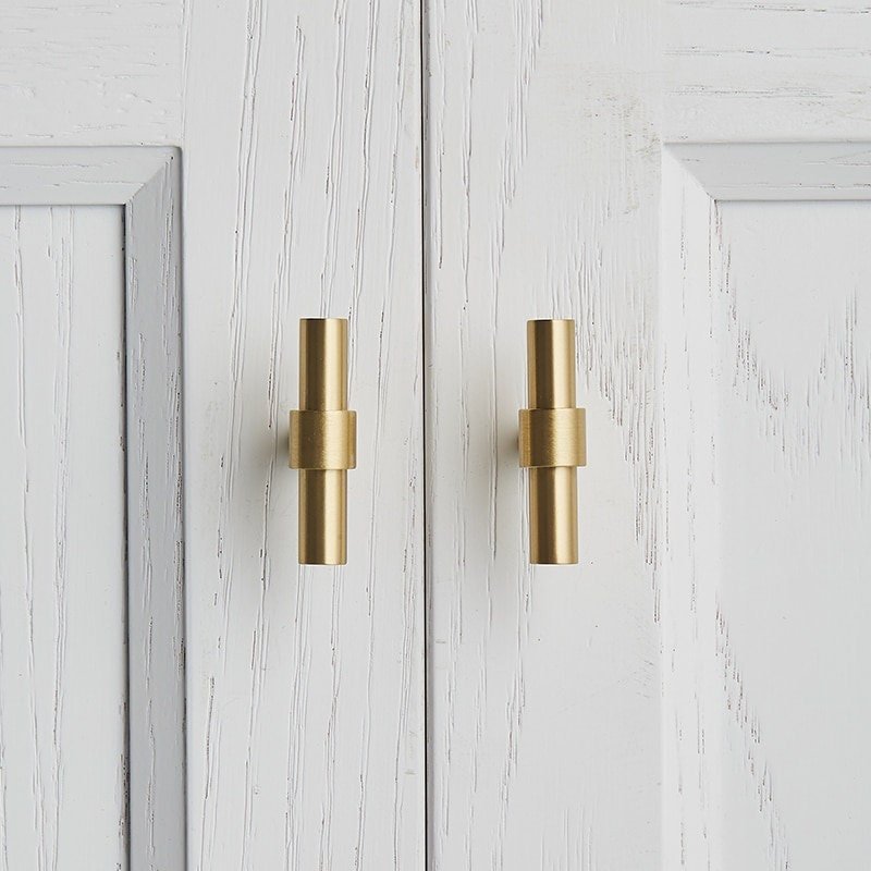 Silky gold brass cabinet bar handle/solid brass drawer pull/gold cabinet pull/Brass furniture hardware/classic door handle/kitchen hardware