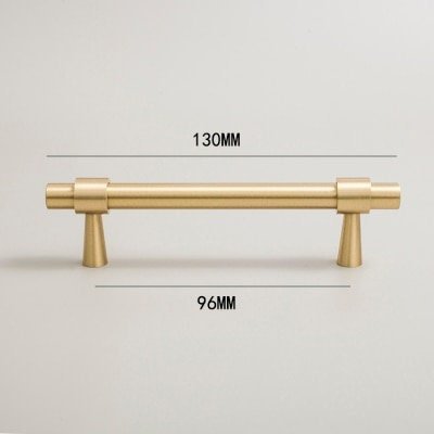 Silky gold brass cabinet bar handle/solid brass drawer pull/gold cabinet pull/Brass furniture hardware/classic door handle/kitchen hardware