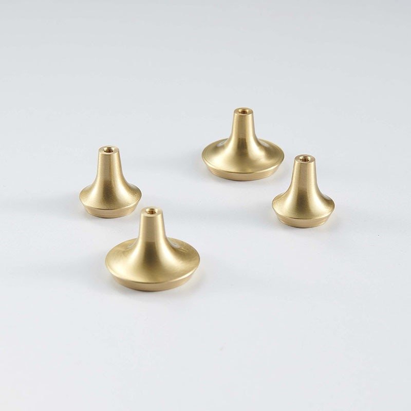Circular brushed pattern drawer knob/Classic round brass cabinet handle/Gold brass button shaped cabinet pull/Gold brass kitchen hardware