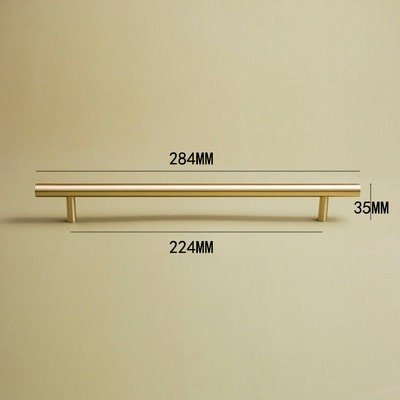 Matte gold brass cabinet bar handle/gold brass drawer pull/kitchen cabinet hardware/classic furniture hardware/gold door handles for DIY