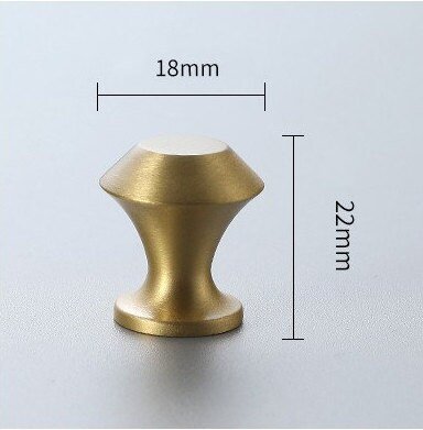 Small classic cone shaped drawer handle/small brass cabinet pull/Gold cone door knob/handles for furniture renovation/kitchen hardware
