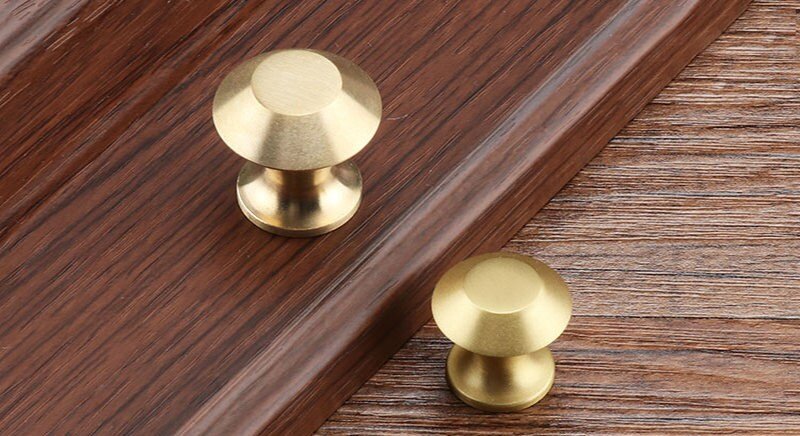 Small classic cone shaped drawer handle/small brass cabinet pull/Gold cone door knob/handles for furniture renovation/kitchen hardware