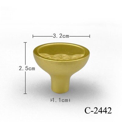 Round brass drawer handle with embossed wave design/Gold circle cabinet pull with wave pattern/Gold Brass Door Knob/Brass furniture hardware