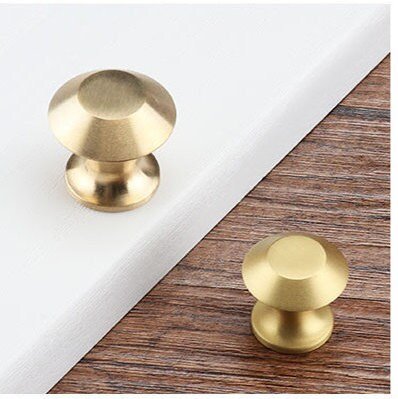 Small classic cone shaped drawer handle/small brass cabinet pull/Gold cone door knob/handles for furniture renovation/kitchen hardware