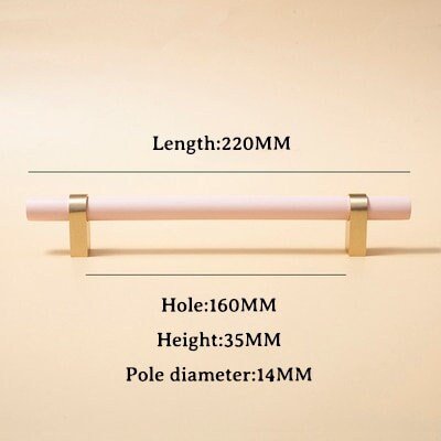 Baby Pink and Gold cabinet bar pulls/ wooden drawer handles/nursery furniture hardware/pink cabinet door handles/children's furniture handle