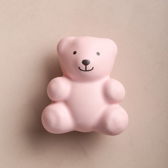 Cute teddy shaped drawer pull/Teddy Bear shaped cabinet handle/drawer handles for nursery furniture/Kids room door knob/Bear shaped handle