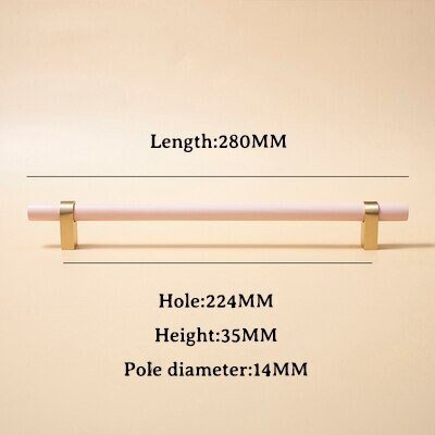 Baby Pink and Gold cabinet bar pulls/ wooden drawer handles/nursery furniture hardware/pink cabinet door handles/children's furniture handle