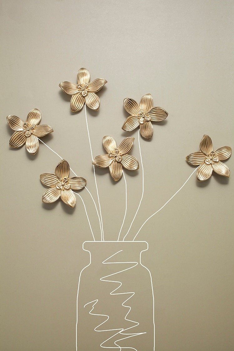 Gold cymbidium door knob/ Exotic flower cabinet pull/Brass flower Door Handle/Orchid drawer pull/ bedroom furniture hardware/orchid flower