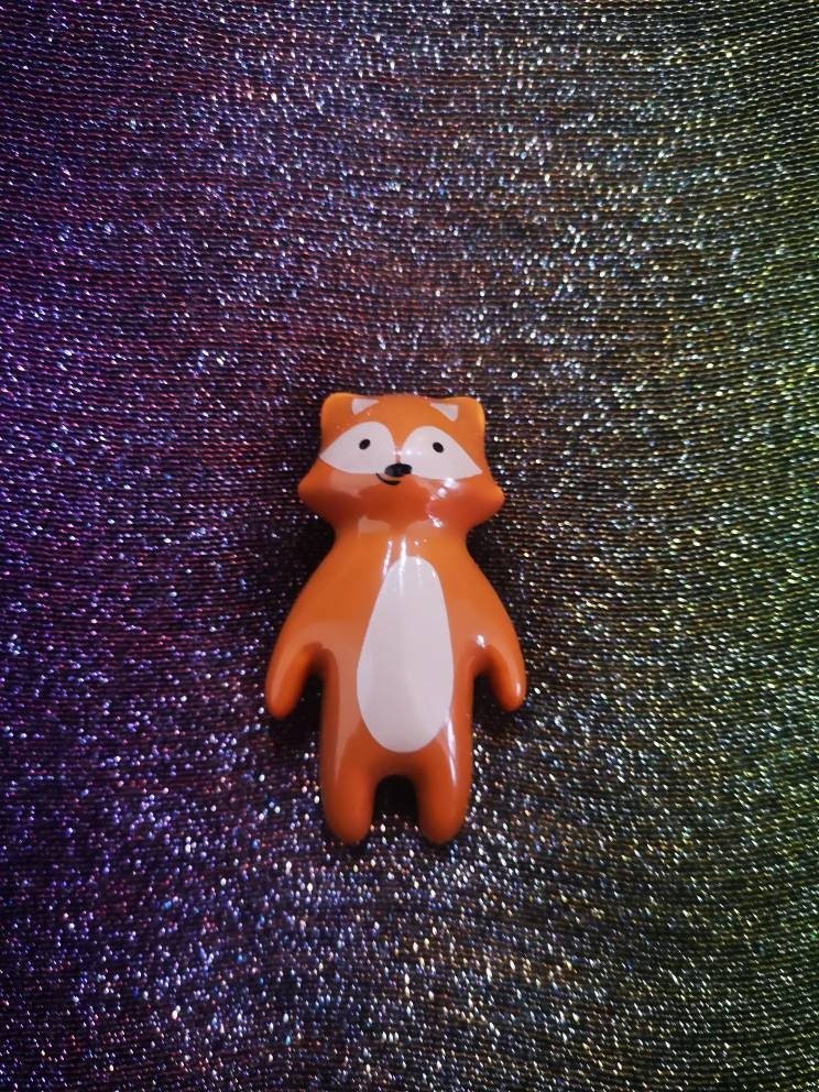 Sweet Fox drawer pull/Fox cabinet handle/kids furniture hardware/Fox door knob/door handles for nursery/childrens room decor/woodland decor