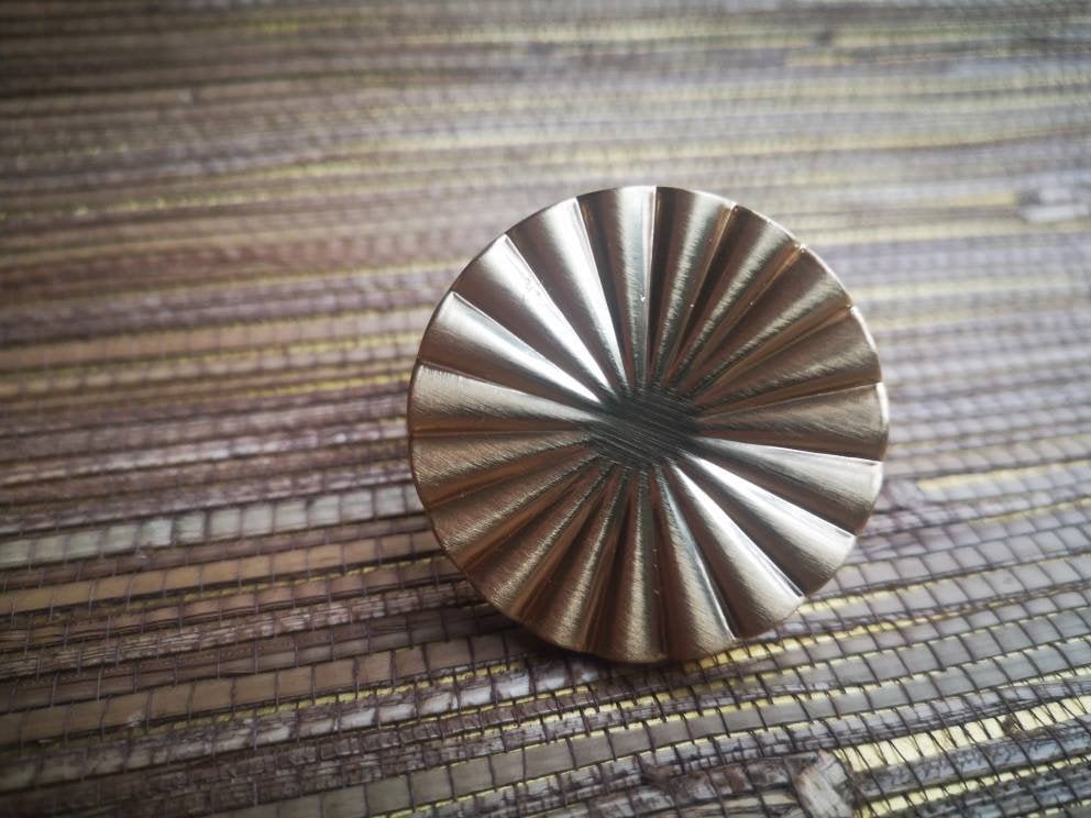 Matte Gold sun ray design Cabinet Pull/art deco drawer pull/door handle/ furniture hardware/kitchen handles/home improvement/cabinet handle