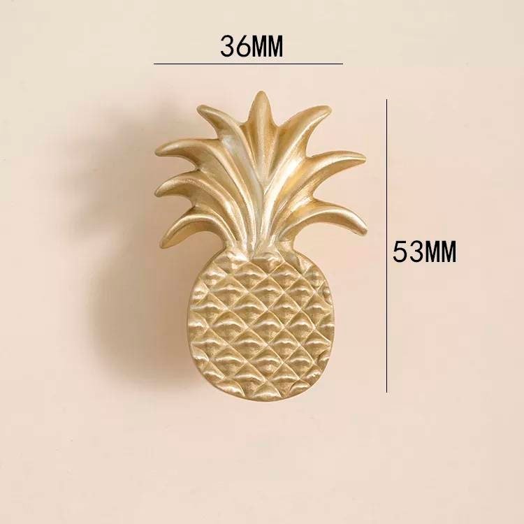 Gold Pineapple Cabinet Pulls/gold Door Handle/drinks cabinet handle/ tropical decor/home improvement/retro style door knob/drawer handle