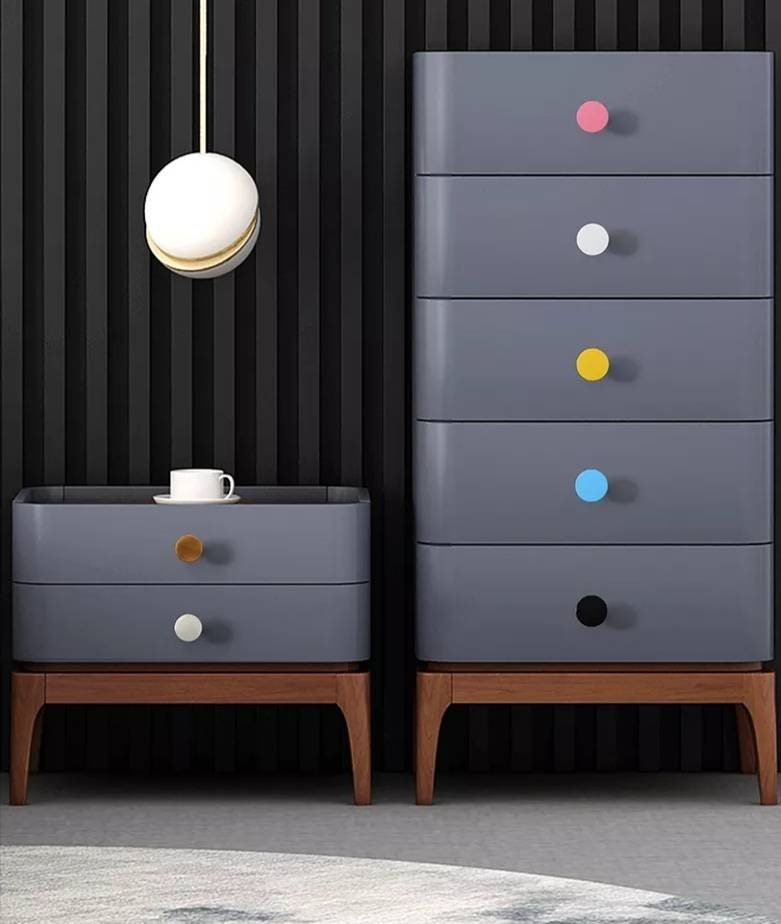 Classic Round button shaped circle handles Cabinet Pull Door Handle cabinet Knob five bright colours furniture hardware drawer pull
