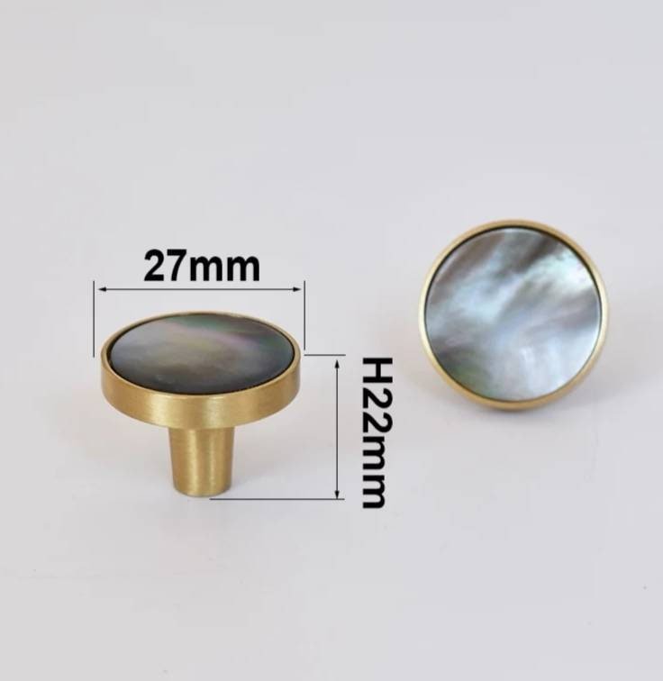 Black Mother of Pearl Drawer pull/Black pearl Cabinet pull/Shell door handle/Pearl door knob/Furniture hardware/DIY handle/Kitchen hardware
