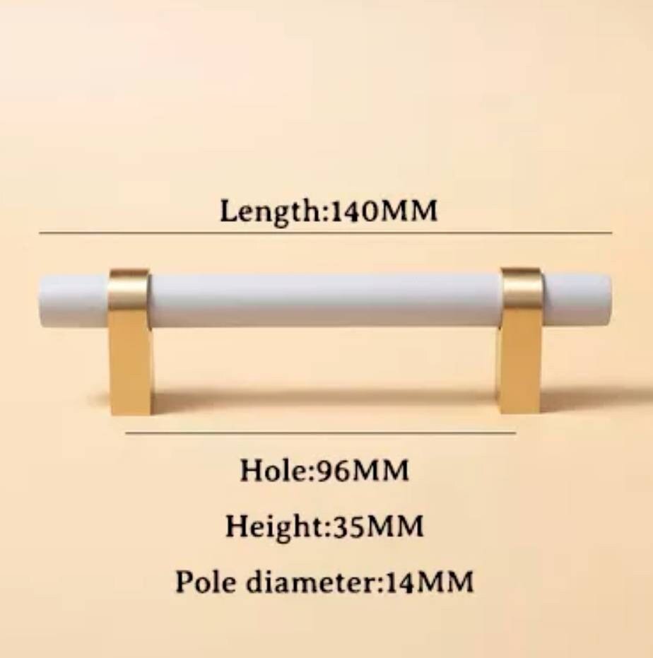 Light Grey and Gold cabinet bar pull/ wooden drawer handles/nursery furniture hardware/gray cabinet door handles/children's furniture handle