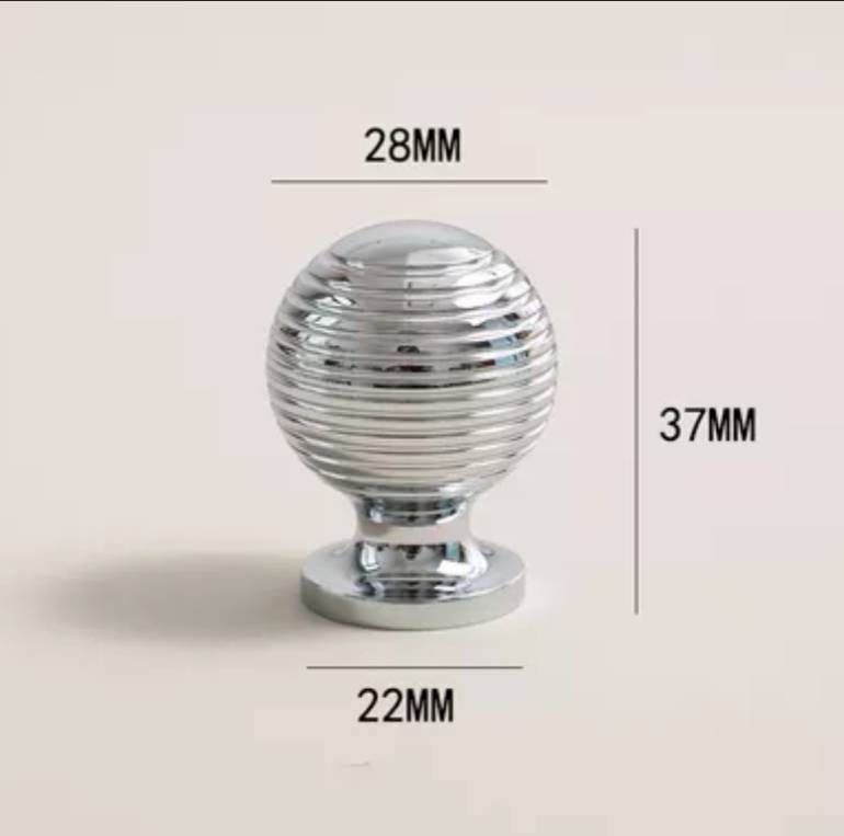 Silver ball finial cabinet bar handle/Unusual silver ball design cabinet drawer pull/silver furniture hardware/kitchen renovation door knob