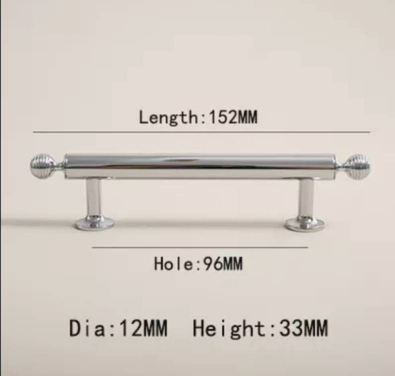 Silver ball finial cabinet bar handle/Unusual silver ball design cabinet drawer pull/silver furniture hardware/kitchen renovation door knob