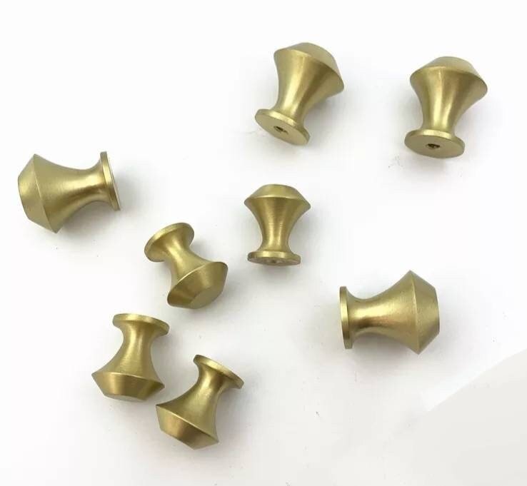Small classic cone shaped drawer handle/small brass cabinet pull/Gold cone door knob/handles for furniture renovation/kitchen hardware