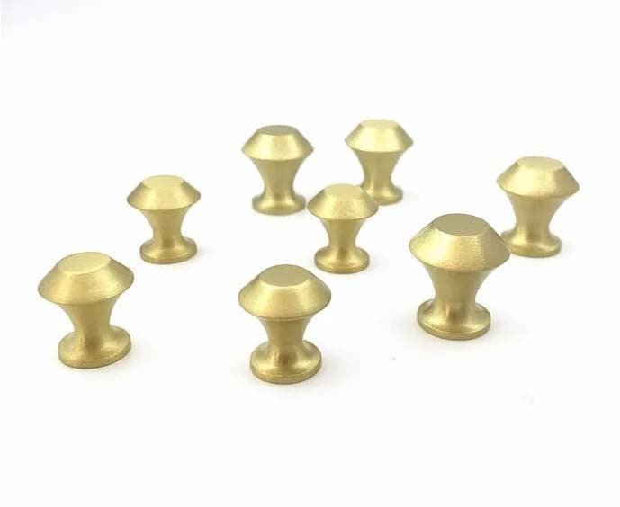 Small classic cone shaped drawer handle/small brass cabinet pull/Gold cone door knob/handles for furniture renovation/kitchen hardware