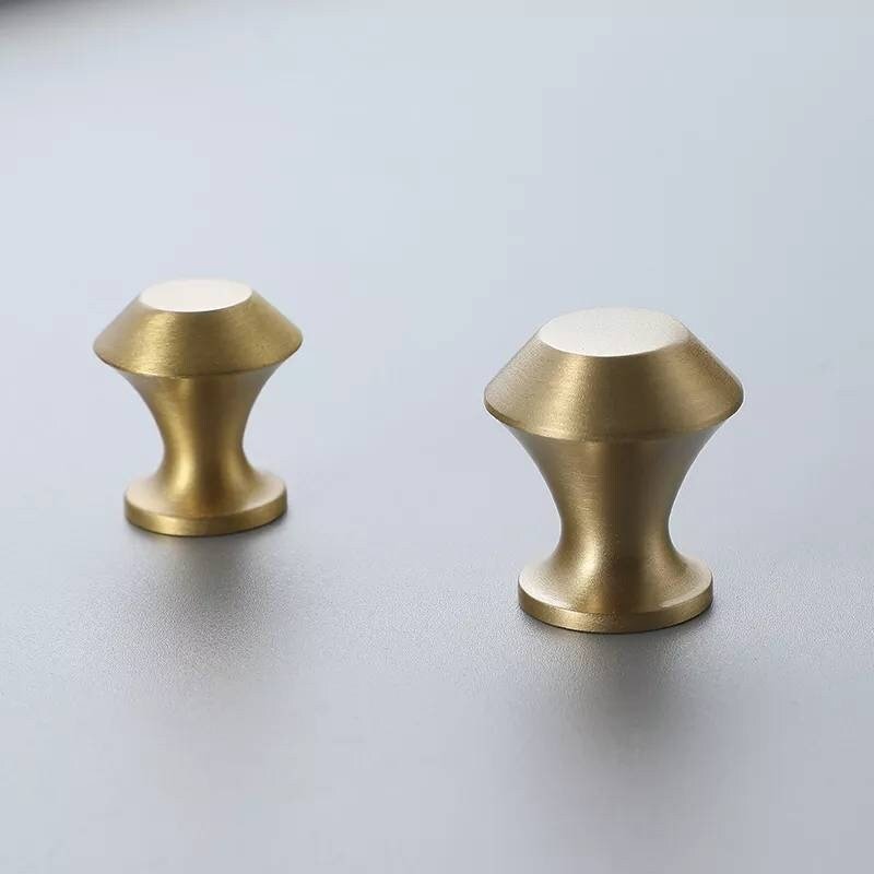 Small classic cone shaped drawer handle/small brass cabinet pull/Gold cone door knob/handles for furniture renovation/kitchen hardware