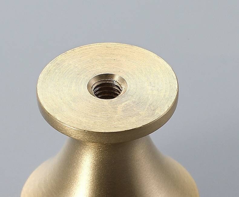 Small classic cone shaped drawer handle/small brass cabinet pull/Gold cone door knob/handles for furniture renovation/kitchen hardware