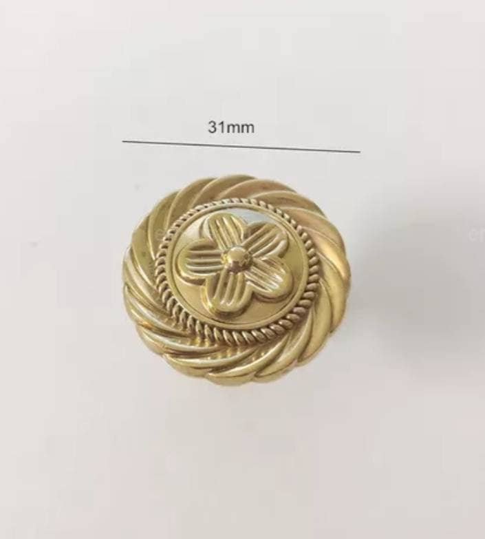 Brass art deco door knobs/retro cabinet pull/vintage brass door handle/mid century modern drawer handle/tear drop door knob/classic hardware