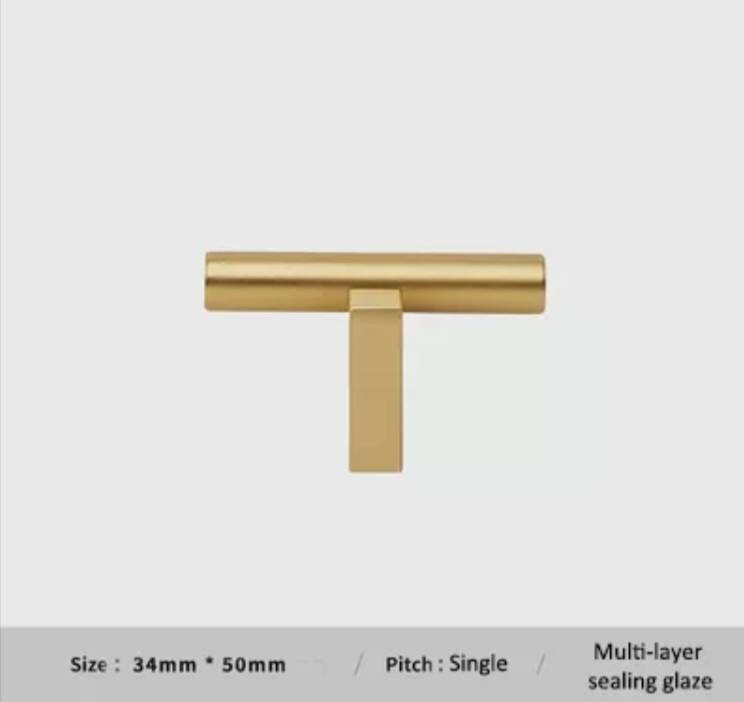 Gold brass bar with rectangle base drawer handle/modern gold gold brass hardware/gold brass cabinet pull/Gold kitchen hardware/Gold pulls