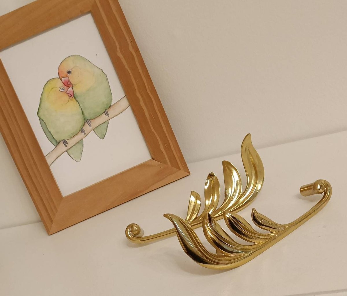 A pair of brass willow branch door handles/botanical drawer handles/wardrobe handles/art nouveau drawer pulls/matching set of cabinet pulls