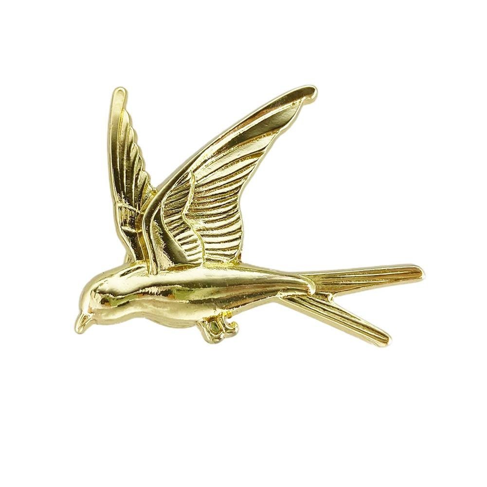 Flying Swallow Cabinet Pull/Gold or Silver Swift Door Handle/Bird shaped drawer handle/Nursery furniture hardware/Flying Bird Cabinet Handle