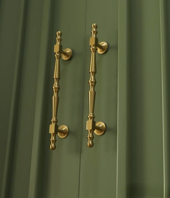 Shiny gold geometric shapes bar handle/Gold brass cabinet pull/Brass kitchen door handle/Bar drawer pull/furniture hardware/home improvement