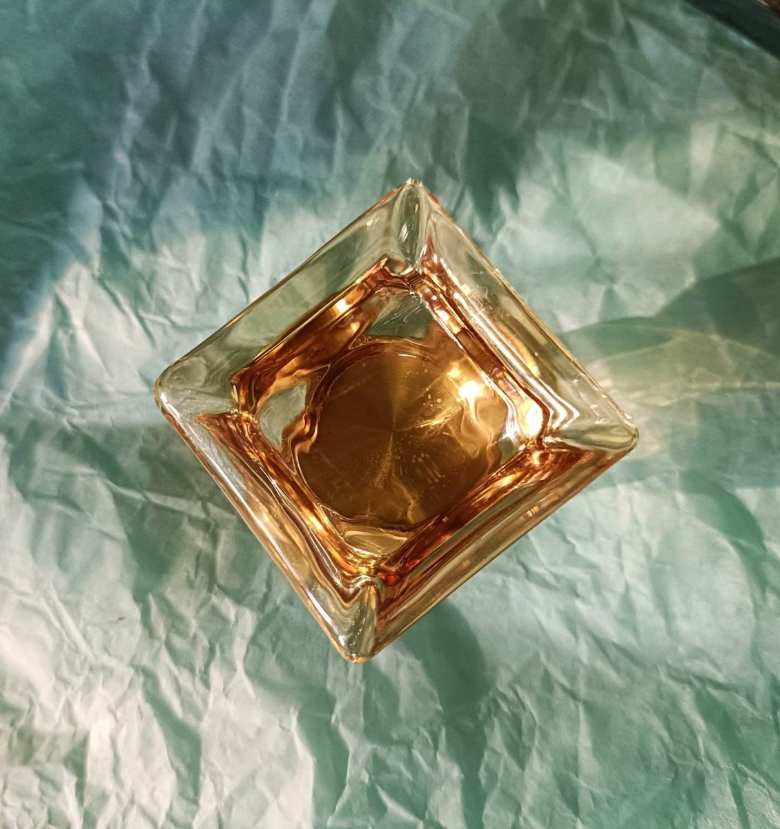 Antique style square cut glass decorative door knob/Vintage style glass cabinet handle/IKEA hack drawer pull/square decorative door handle