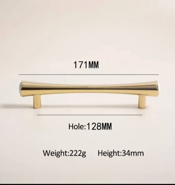 Shiny gold brass and marble bar handle/Luxury hardware/Shiny brass and white marble door handle/white marble drawer pull/Gold cabinet handle
