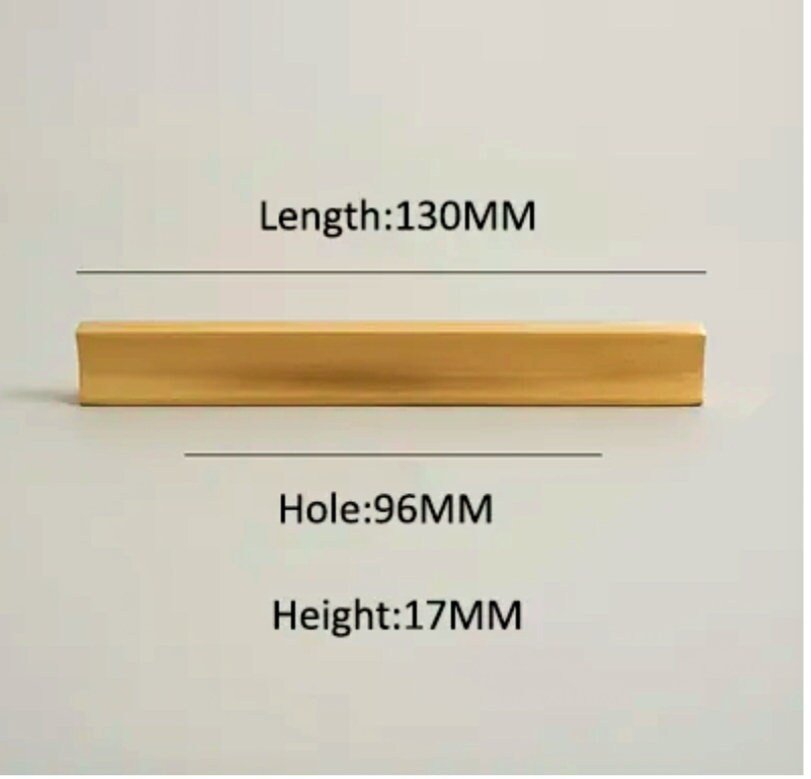 Simple gold brass bar handle/Extra long cabinet handle/home improvement hardware/modern brass kitchen hardware/Brass wardrobe handle
