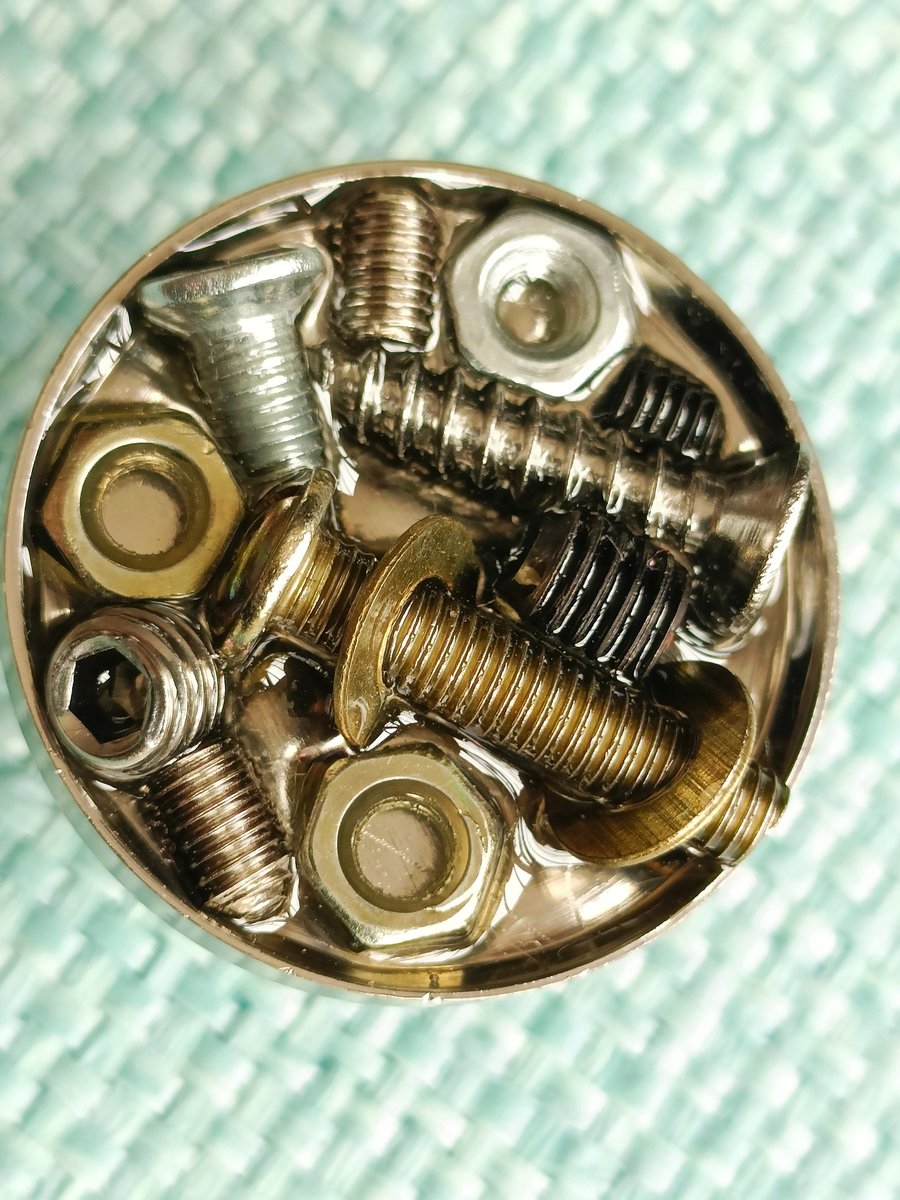 Unique nuts, washers and screws drawer pull/Silver nut style solid nickle cabinet knob/Industrial style door knob/man cave nickle hardware