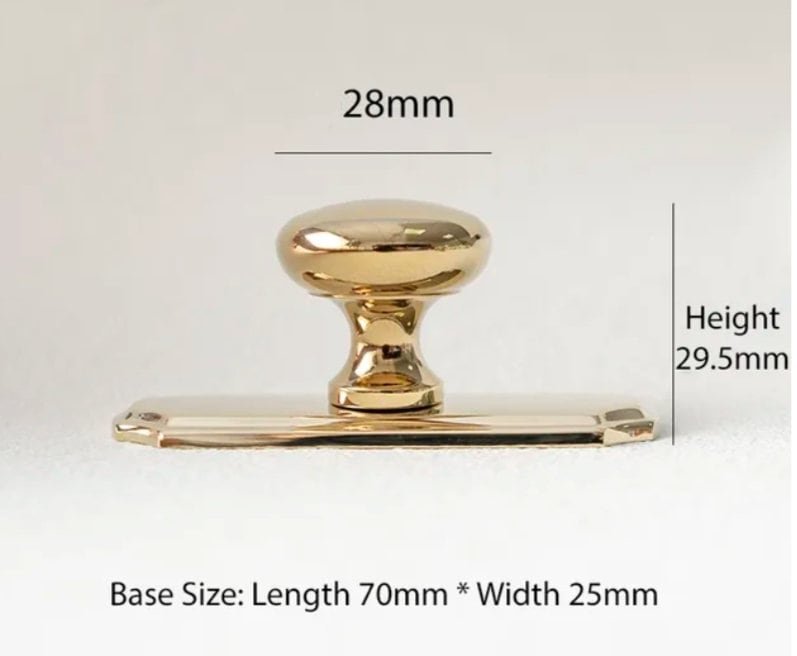 Classic back plate drawer knob/Backplate drawer handle/Traditional style cabinet pull/Brass furniture hardware/IKEA hack door handle