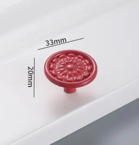 Bold round and Bright cabinet knobs in an array of colours cabinet pulls drawer pull door handles furniture hardware upcycling nursery