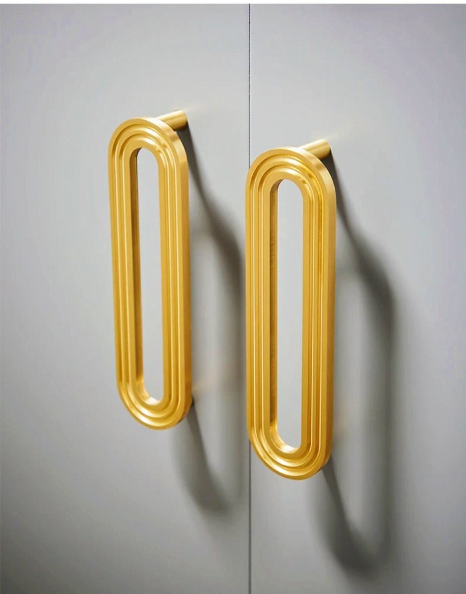 Wide gold brass retro pattern handle/large cabinet pull/big door handle/Wide gold drawer pull/kitchen furniture hardware/mid century modern