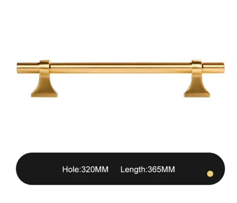 Gold brass bar cabinet handle with retro look/Gold drawer handle/home improvement hardware/Gold cabinet door handle/Gold hardware