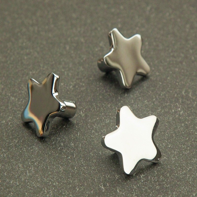 Silver star door handle/Star drawer knob/home improvement cabinet pull/night sky nursery decor/Silver star drawer handle/IKEA hack door knob