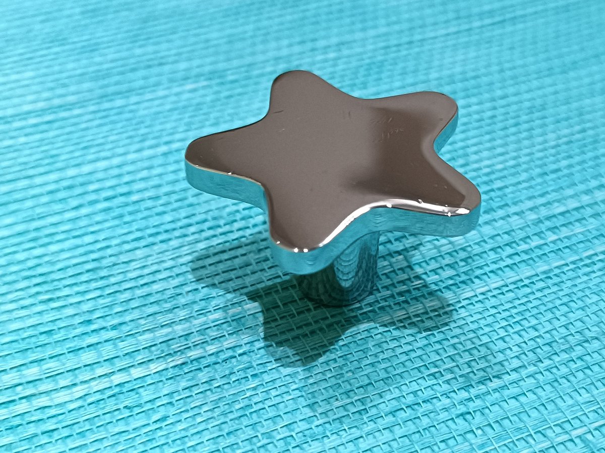Silver star door handle/Star drawer knob/home improvement cabinet pull/night sky nursery decor/Silver star drawer handle/IKEA hack door knob