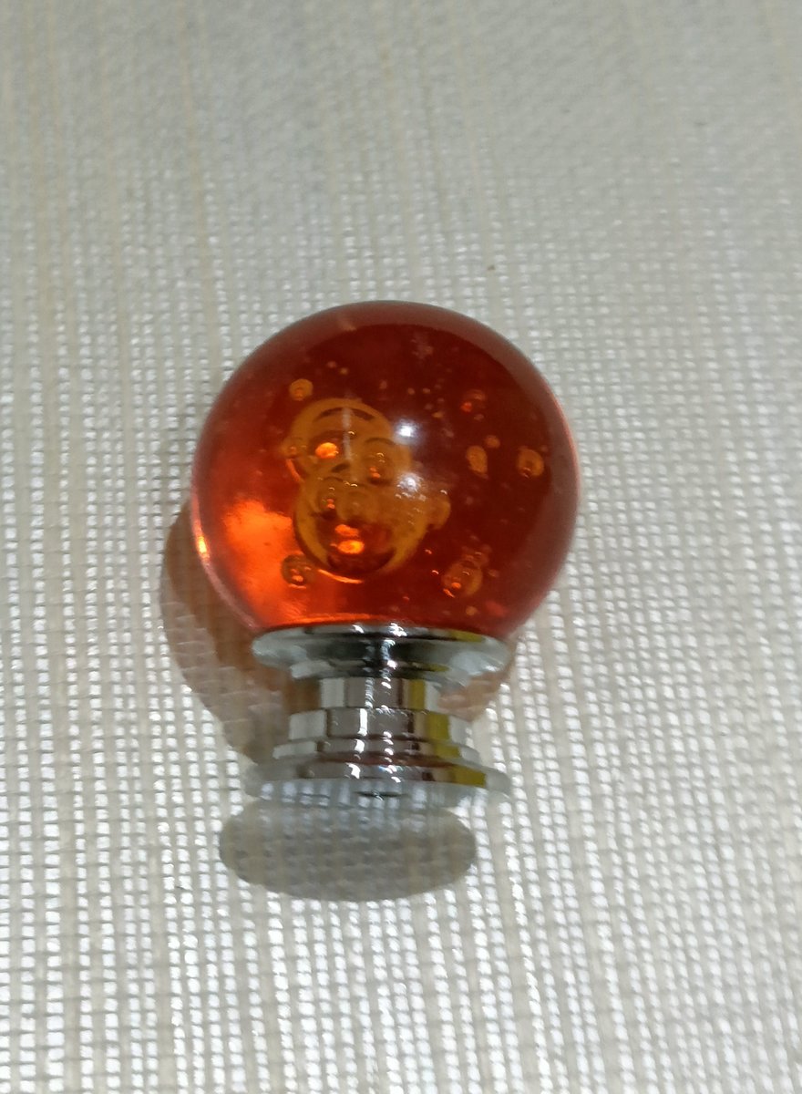 Rainbow bubbly glass ball drawer knob/Colourful glass cabinet handle/Rainbow furniture hardware/nursery door handle/Children's room decor