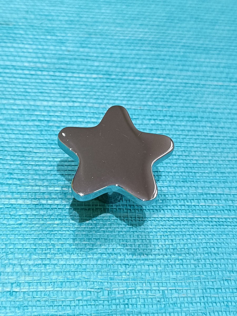 Silver star door handle/Star drawer knob/home improvement cabinet pull/night sky nursery decor/Silver star drawer handle/IKEA hack door knob