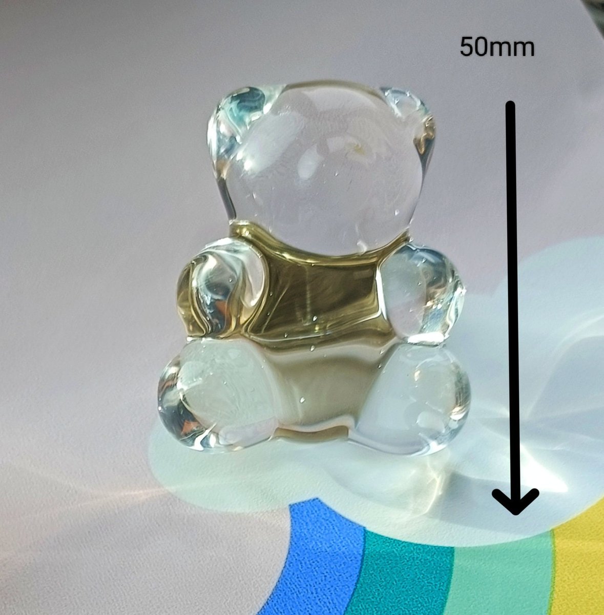 Crystal teddy shaped drawer pull/Teddy Bear shaped cabinet handle/drawer handles for nursery furniture/Kids room door knob/Bear shaped handl