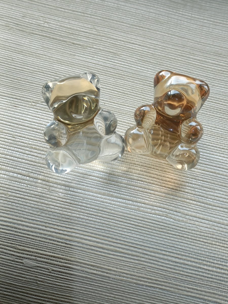 Crystal teddy shaped drawer pull/Teddy Bear shaped cabinet handle/drawer handles for nursery furniture/Kids room door knob/Bear shaped handl