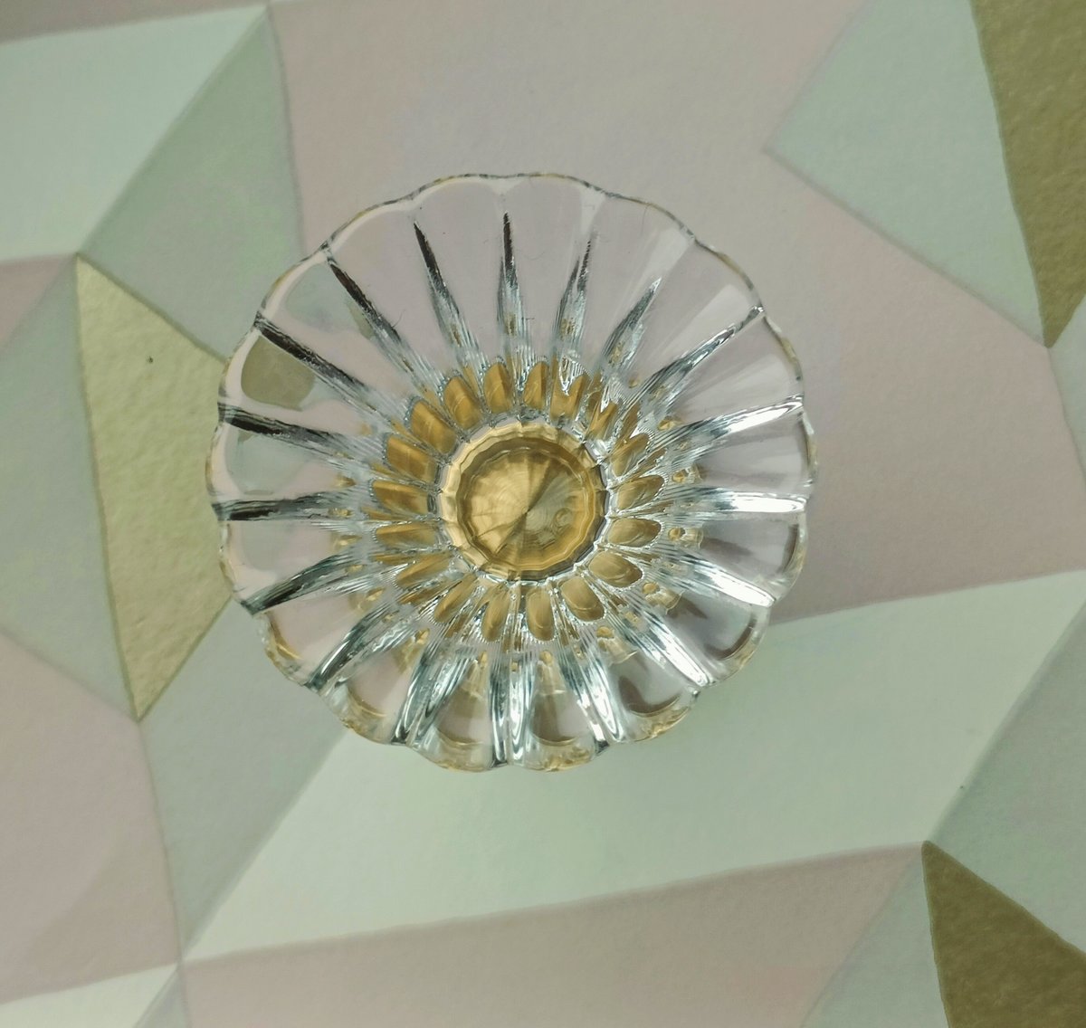 Transparent lucite and brass cabinet pull/Vintage style resin door knob/Gold brass furniture hardware/Pretty vintage style drawer handle